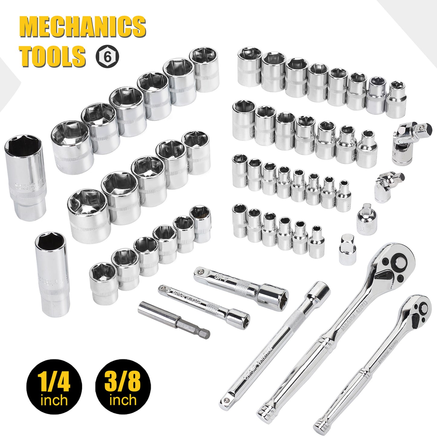 TOPLINE 467-Piece Household Home Tool Kit, Socket Wrenches Set for Home Maintenance