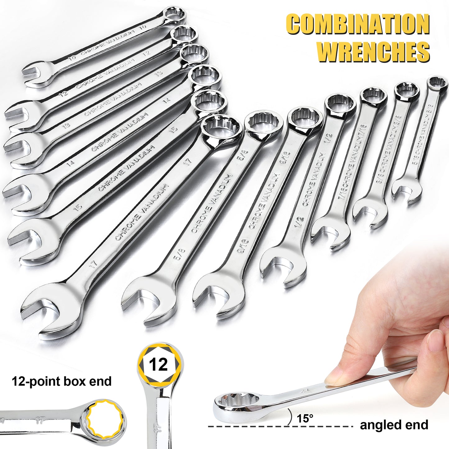 TOPLINE 467-Piece Household Home Tool Kit, Socket Wrenches Set for Home Maintenance