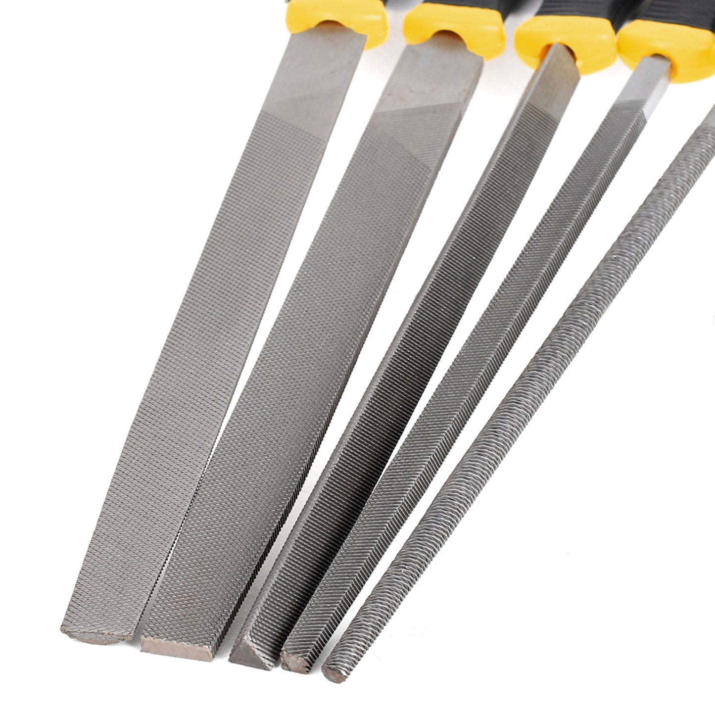 TOPLINE Files Set with Bi-material Handle for Basic Home Maintenance