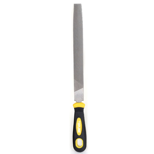 TOPLINE Files with Bi-material Handle, Rasps, Perfect for Basic Home Maintenance